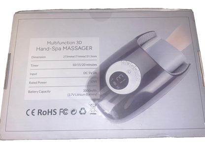 Multifunction 3D Hand-spa  Massager professional hand Care model FE-0162