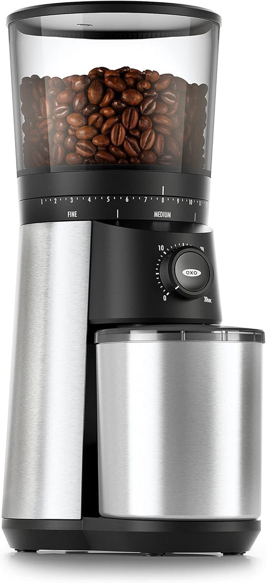 OXO Brew Conical Burr Coffee Grinder Stainless Steel 8717000 New in Box