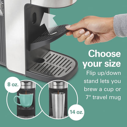 Hamilton Beach The Scoop Single Serve Coffee Maker & Fast Grounds