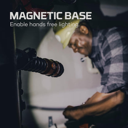 NEBO FL1500 Rechargeable Flashlight 1500 Lumens 5 Modes Magnetic Base 2X Zoom