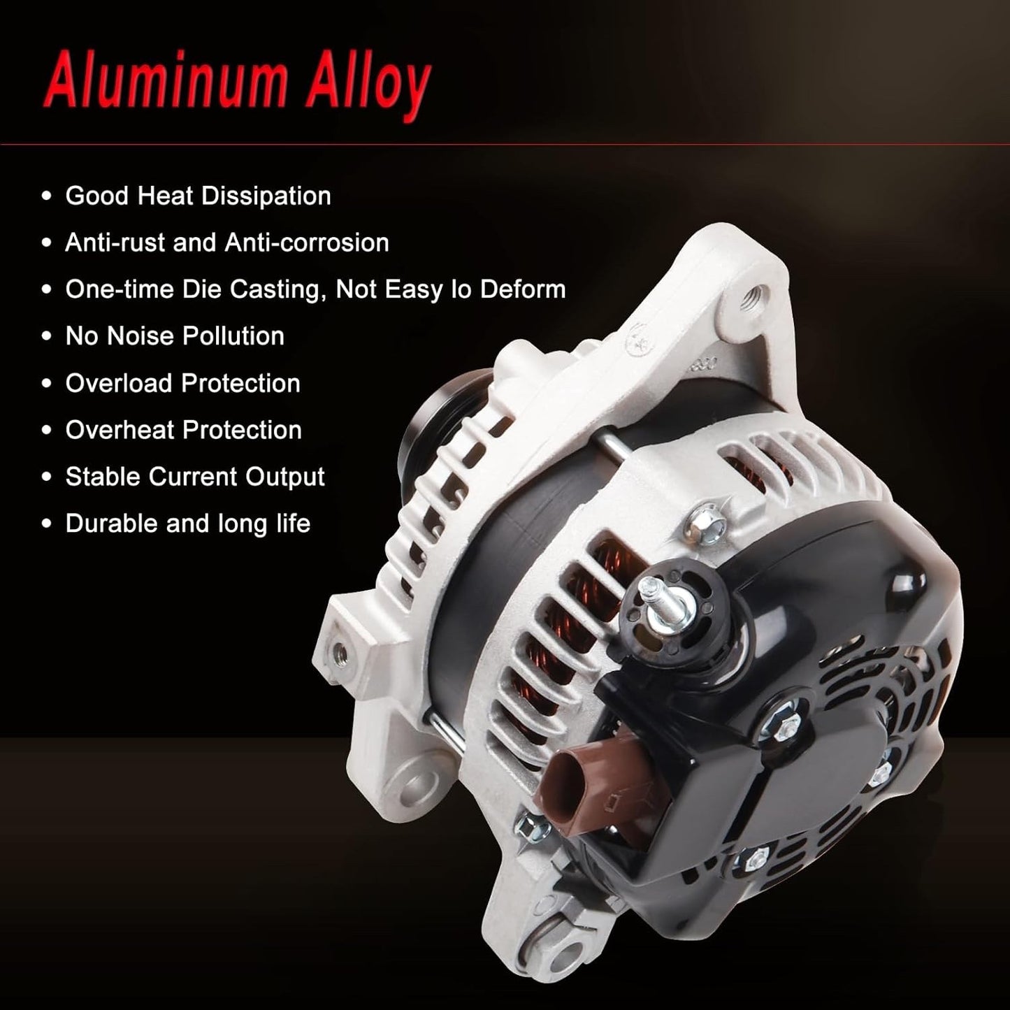Alternator Compatible with Corolla 2014 2015 2016 2017 2018 2019 1.8L L4, Altern