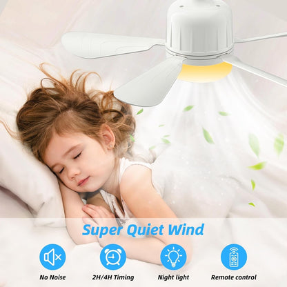 Socket Ceiling Fan Light with Remote Ceiling Fans pack of 2