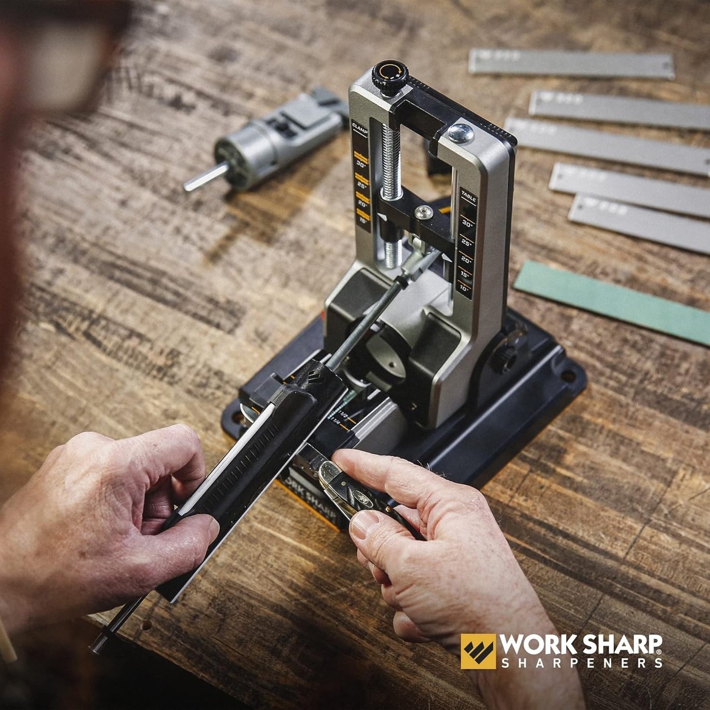 Work Sharp Professional Precision Adjust Knife Sharpener - Adjustable Knife
