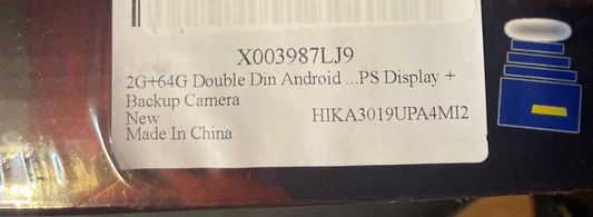 2g+64g+double din android PS display backup camera hikity new