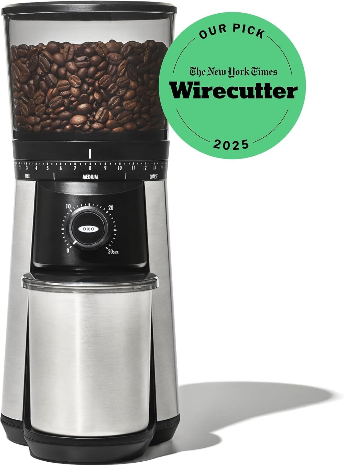 OXO Brew Conical Burr Coffee Grinder Stainless Steel 8717000 New in Box