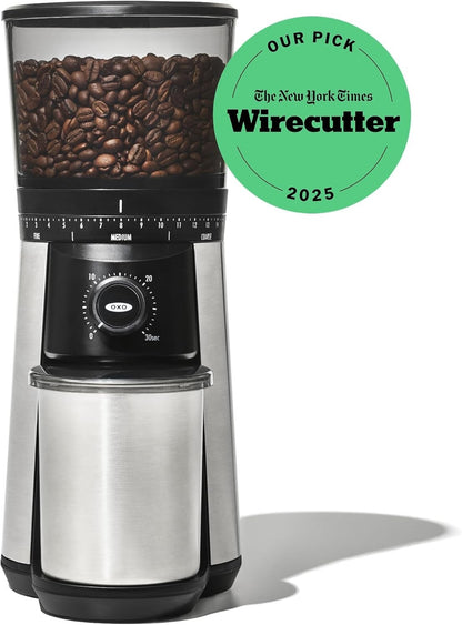 OXO Brew Conical Burr Coffee Grinder Stainless Steel 8717000 New in Box