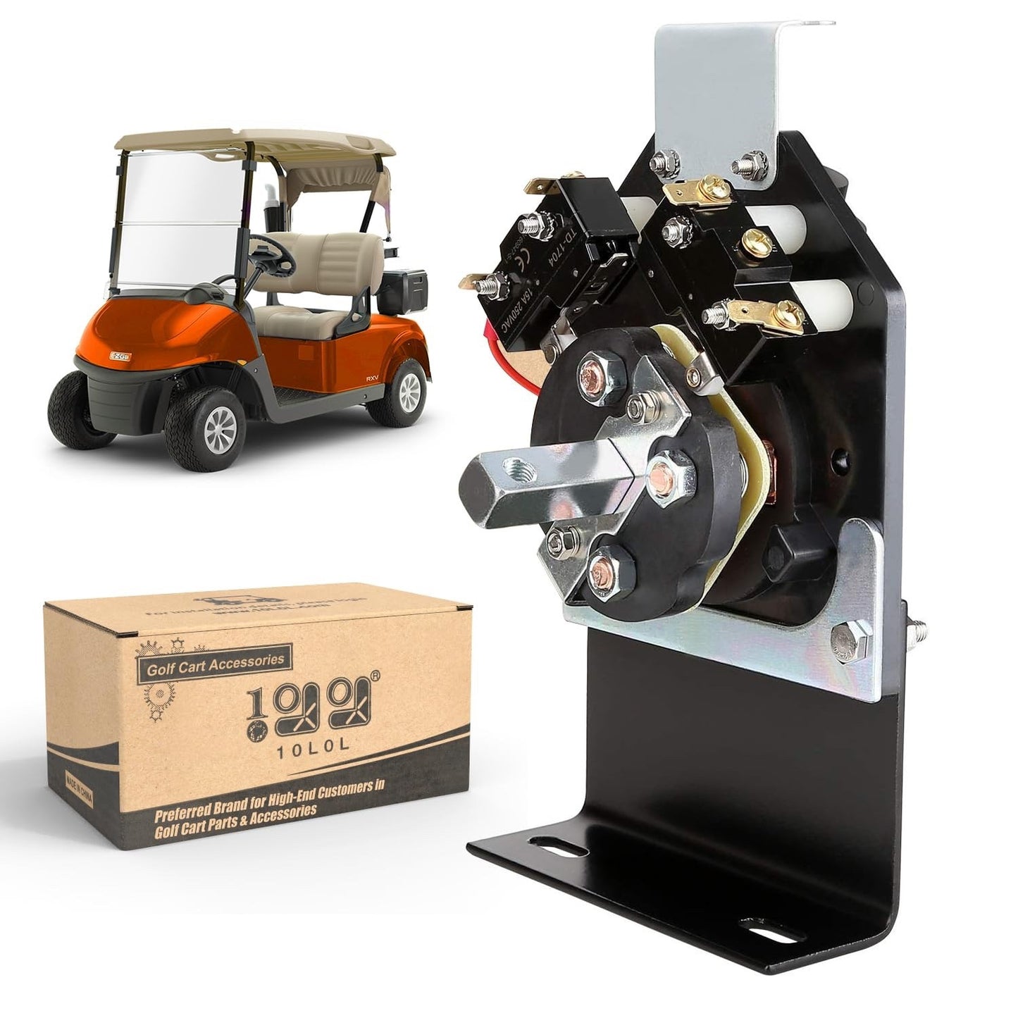10L0L 26326G01 Golf Cart Forward Reverse Switch Assembly for EZGO Marathon 1983