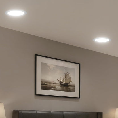 6 Pack 6 Inch 5CCT Ultra-Thin LED Recessed Ceiling Light with Junction Box, 2700