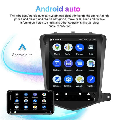 HUOEPU Car Radio for Chevrolet Chevy Cruze 2009-2015 9.7 inch Android 13 Car