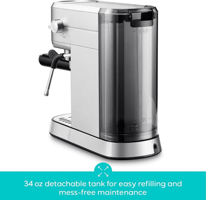 CASABREWS CM5418 Espresso Machine 20 Bar, Compact Espresso Maker with Steam Milk