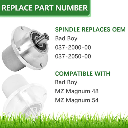037-2050-00 037-2000-00 Spindle Assembly for Bad Boy 42 48 54 inch Decks MZ42 MZ