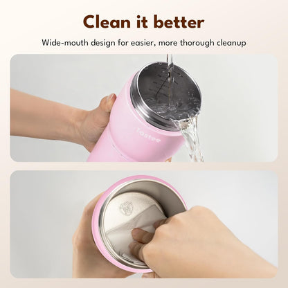 Tastee Heated Coffee Mug – 12oz Portable Travel Mug with 1℉ Precise Temperature