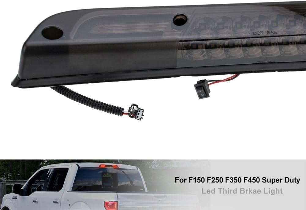 Led Third Brake Light for 15-20 F'ord F150 17-22 F250 F350 Super Duty Ranger