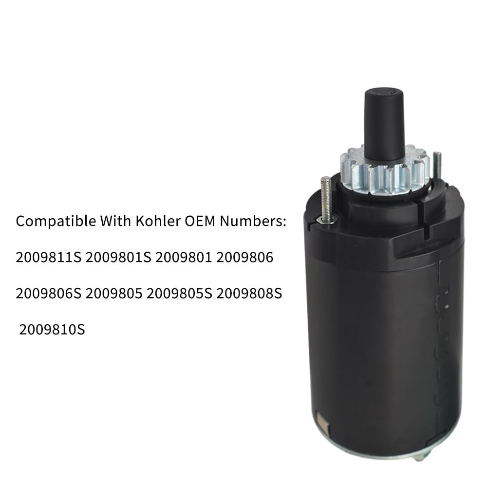 Starter Compatible with Kohler 2009811S 2009801S 2009801 2009806 2009806S 200980