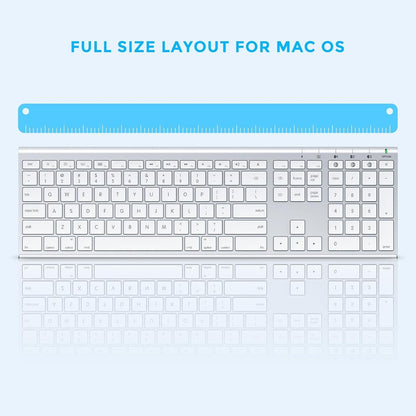 Bluetooth Keyboard Mouse for Mac, Ultra Slim Wireless Keyboard Mouse Combo