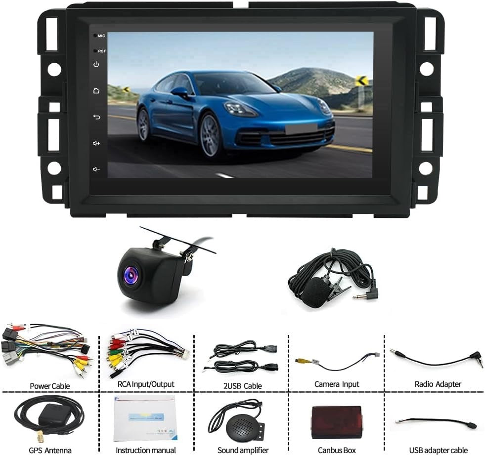 4+64G Car Stereo for GMC Terrain 2010-2017 Bluetooth Radio Upgrade 7" Android 13