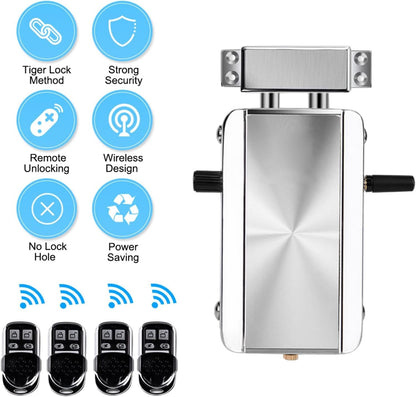 Remote Control Electronic Intelligent Door Lock, Smart Wireless,Electronic