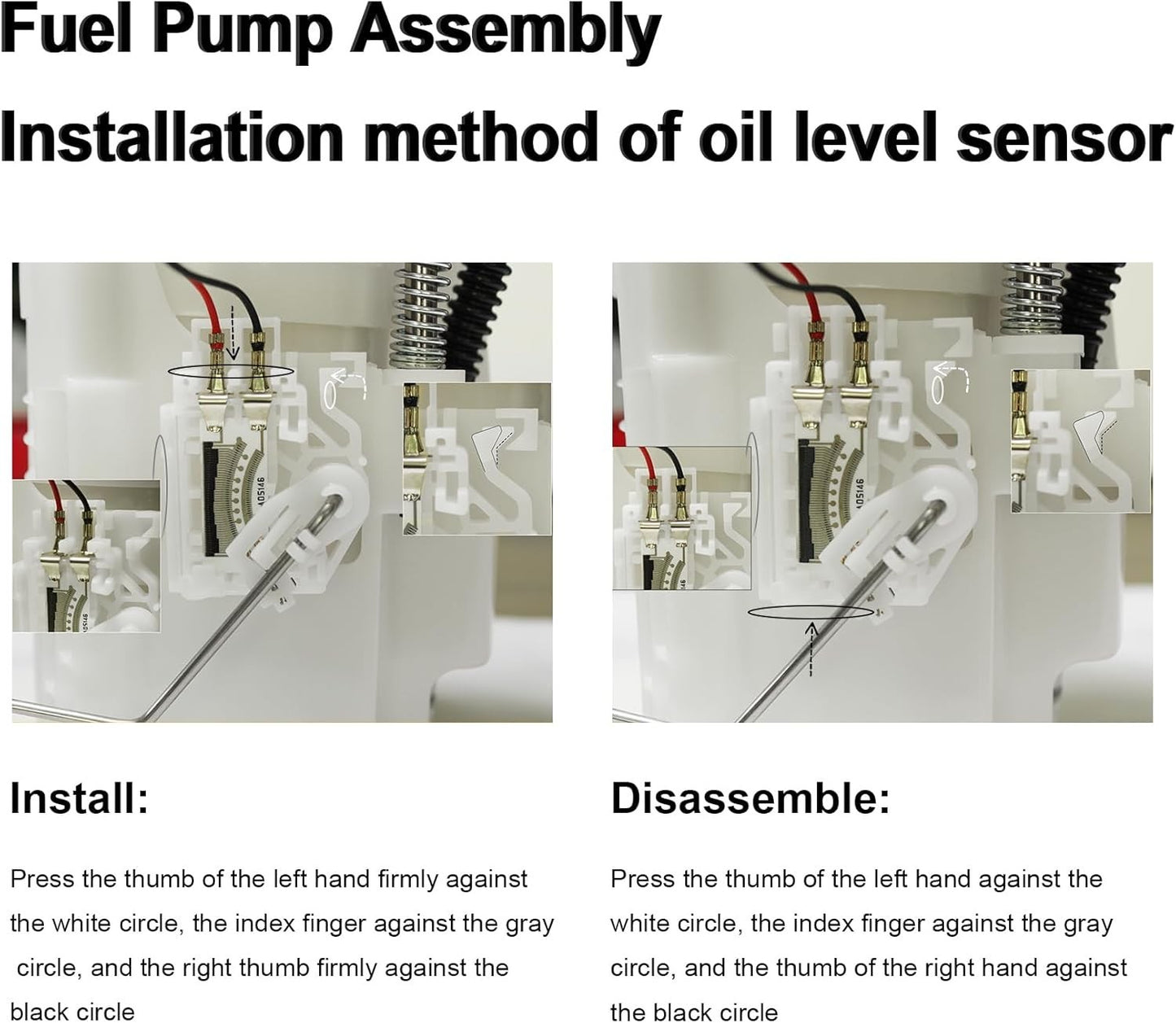 Electric Fuel Pump Assembly Compatible with 2004-2008 Ford F150 F-150 V6 4.2L V8
