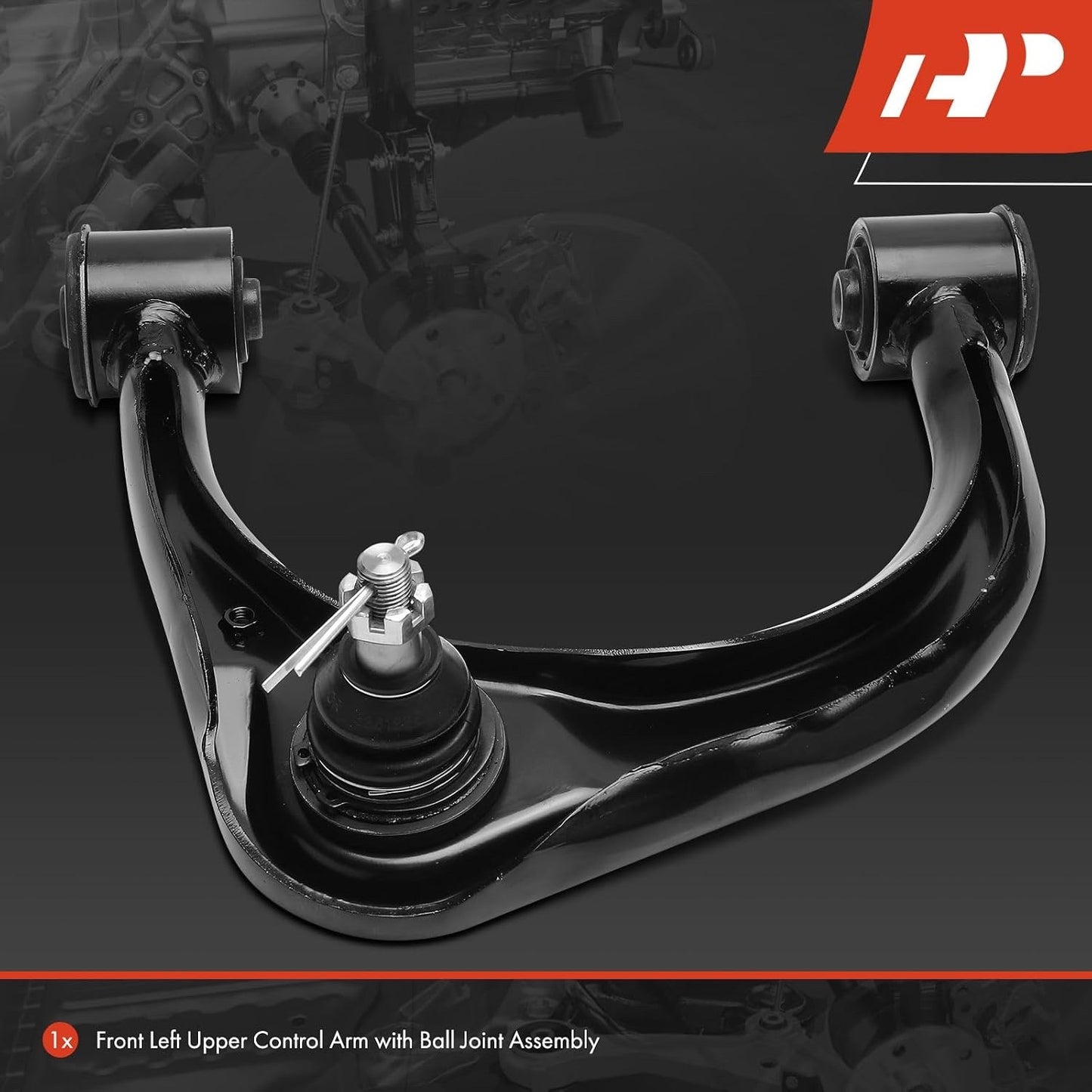 Front Left Upper Control Arm, with Ball Joint & Bushing, Compatible with Toyota