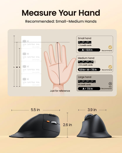 t137 ProtoArc Vertical Wireless blue Trackball Mouse EM05 NL Bluetooth Ergonomic