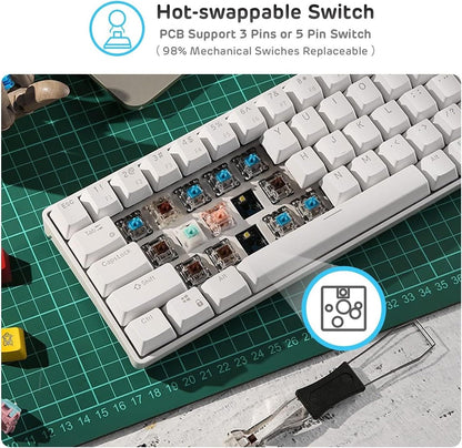 ROYAL KLUDGE RK61 60% Linear Switch Mechanical Gaming Keyboard