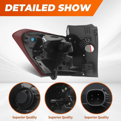 Passenger Side Tail Light Assembly Compatible with 2018-2021 Equinox Premier
