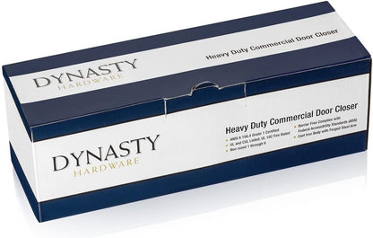 Dynasty Hardware Door Closer, Grade 1 Heavy Duty Commercial Hydraulic Closer