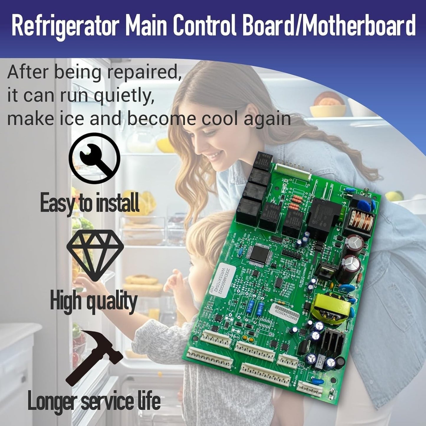 WR55X10942C WR55X10942 Replacement Control Board for GE Refrigerator Replace WR5