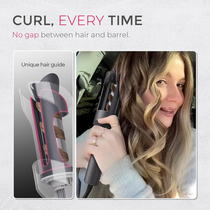 TYMO Automatic Rotating Curling Iron - TYMO CURLPRO Beach Waves Curling Wand 1"