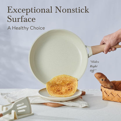 22 Pcs Pots and Pans Set Non Stick Non-Toxic Ceramic Kitchen Cookware Sets Nonst