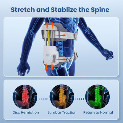 Professional Lumbar Traction Device,Herniated Disc Back Pain Relief Device,