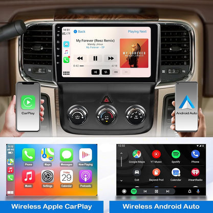 Car Stereo for Dodge RAM 1500 2500 3500 2013 2014 2015 2016 2017 2018 with Wirel