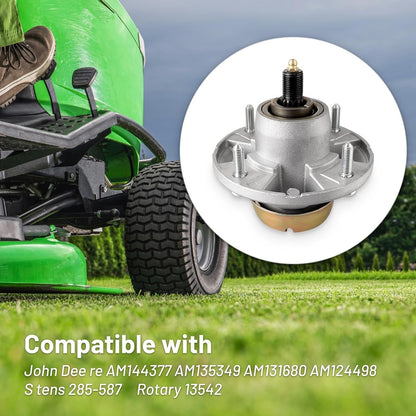 AM144377 Deck Spindle Assembly Fit for John Dee re Mower, AM124498. 3 Pack