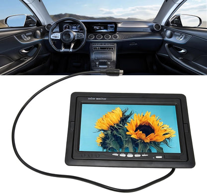 Car Monitor, Rearview Camera Monitor Support Screen Rotating Car Monitor Screen