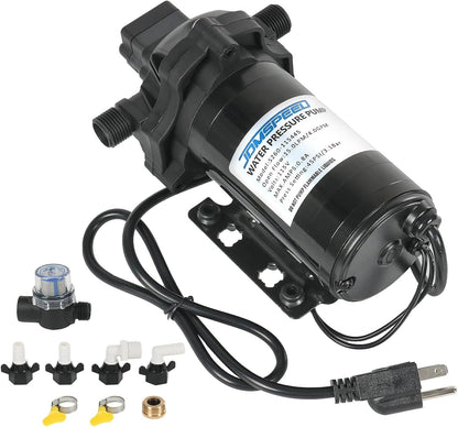 4.0 GPM 12V DC 45 PSI Revolution Water Pump with Pressure Switch Compatible with