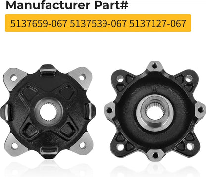 M MATI Front Wheel Hub 2 PCS for Polaris Ranger 500 800 Diese-l 900 2010-2014 AC