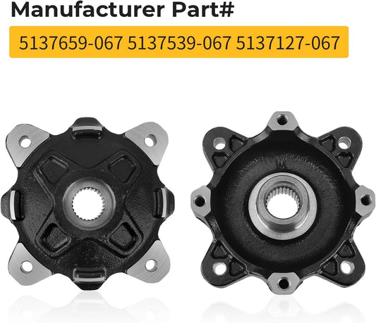 M MATI Front Wheel Hub 2 PCS for Polaris Ranger 500 800 Diese-l 900 2010-2014 AC