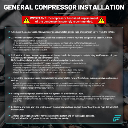 A/C Compressor Fit for Chevrolet K1500 K2500 K3500 P30, for GMC C1500 C2500 C350