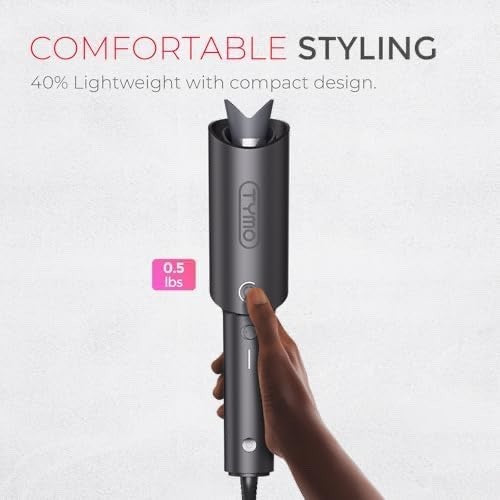 TYMO Automatic Rotating Curling Iron - TYMO CURLPRO Beach Waves Curling Wand 1"