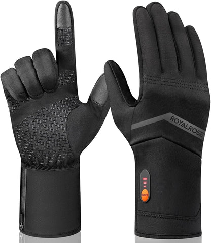 Heated Gloves Liners for Men Women, Rechargeable 7.4V 3000mAh Li-ion Batteries