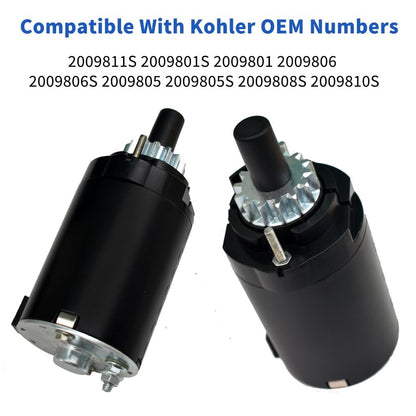 Starter Compatible with Kohler 2009811S 2009801S 2009801 2009806 2009806S 200980