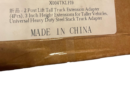4Pcs 2 Post Truck Height Extension Adapter Compatible with Lift Tall Truck Exten