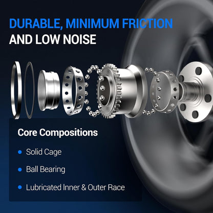 Autoround 515040 [4WD/4x4] Front Wheel Bearing and Hub Assembly