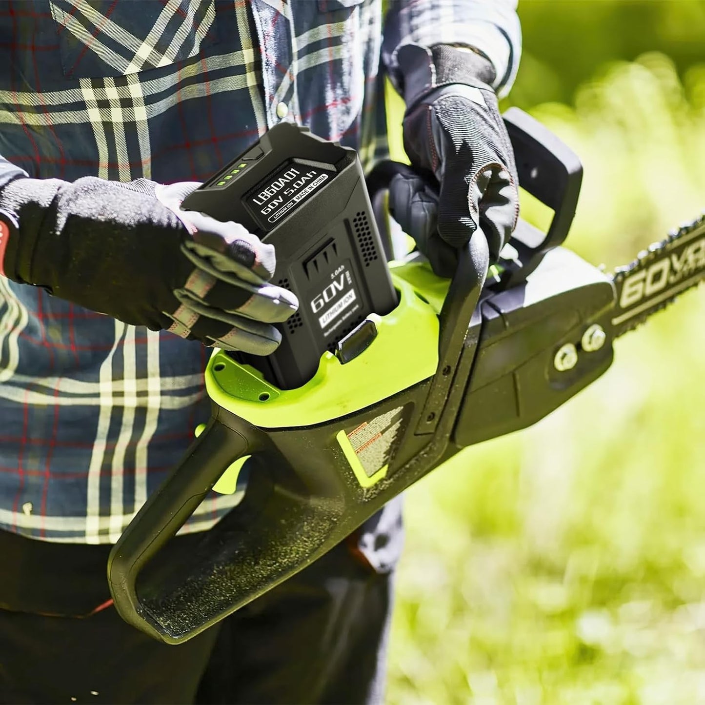 60V 5.0Ah Lithium Battery for Greenworks 60V Battery LB60A00 LB60A01 LB60A02 LB6