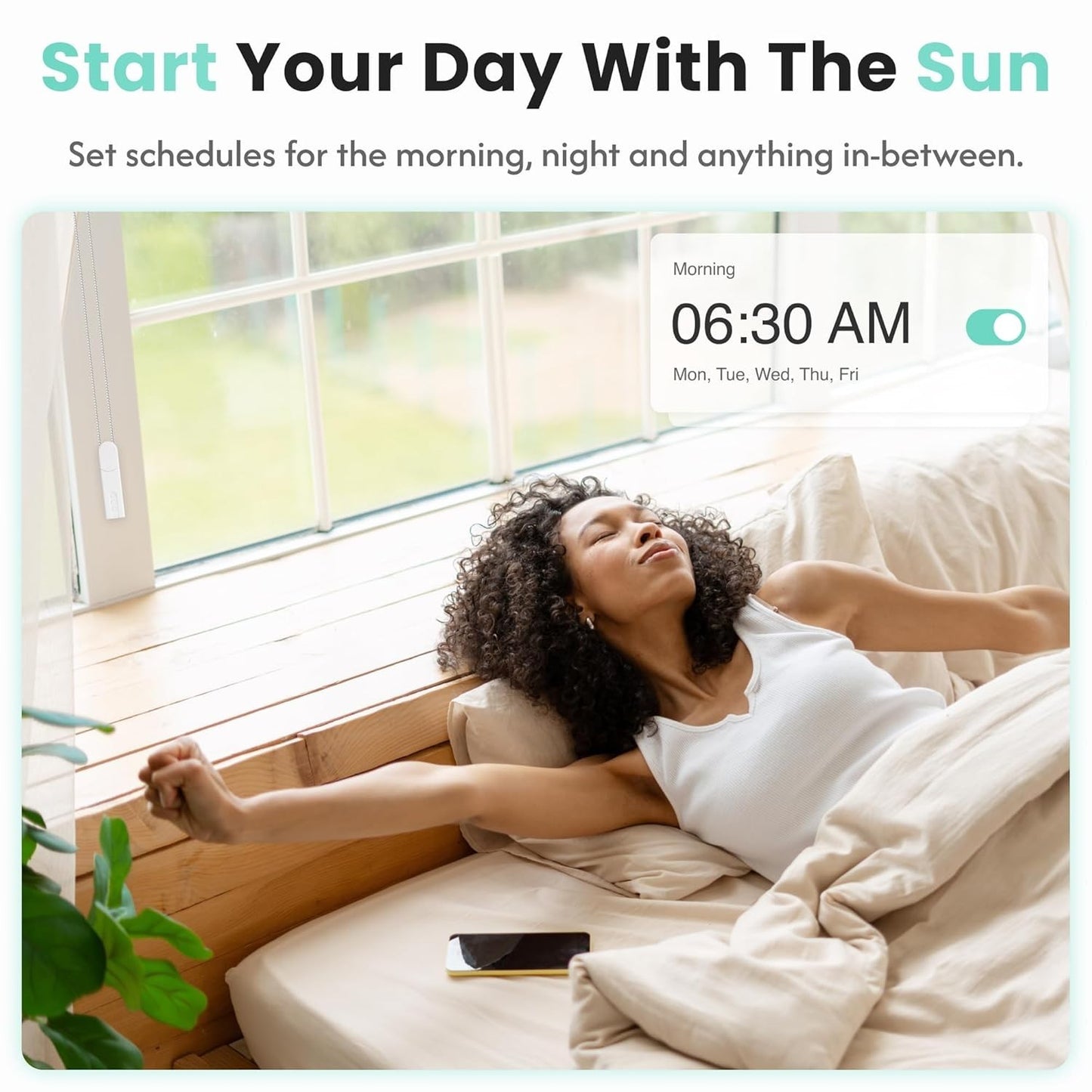 Aura Roller Smart Shade Driver | Automate Existing Blinds | Works with Beaded...