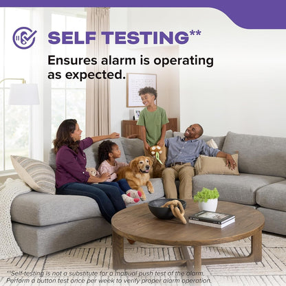 Kidde Smoke & Carbon Monoxide Detector, AA Battery Powered, LED.4 Pack