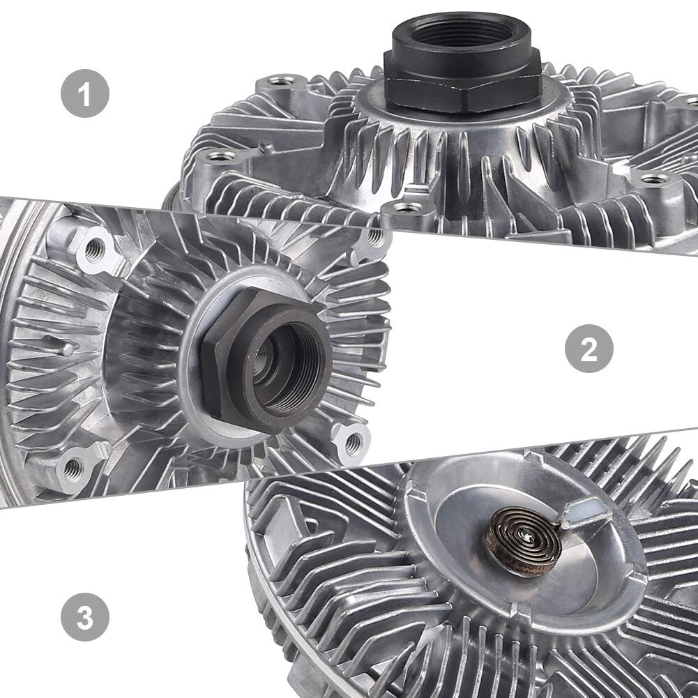 WATERWICH Fan Clutch Compatible with Ford 94-97 F250 F350 F59, 93-97 F Super