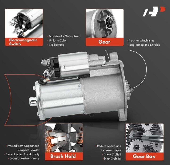 A-Premium Starter Motor Compatible with Ford F-150 1999 2000 2001 2002 2003 2005