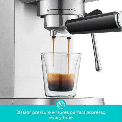 CASABREWS CM5418 Espresso Machine 20 Bar, Compact Espresso Maker with Steam Milk