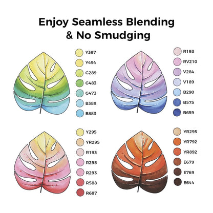 Ohuhu Refillable 320 Colors Alcohol Markers Brush Tip- Double Tipped Alcohol-bas
